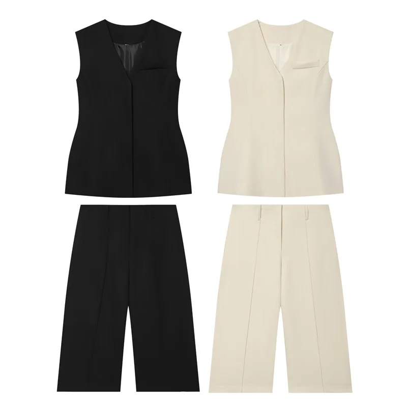 Withered Women's Clothing 2026 Summer New Product Sleeveless Slim Fit Vest Women's Casual Shorts Two Piece Set Women's Suit
Withered Women's Clothing 2026 Summer New Product Sleeveless Slim Fit Vest Women's Casual Shorts Two Piece Set Women's Suit