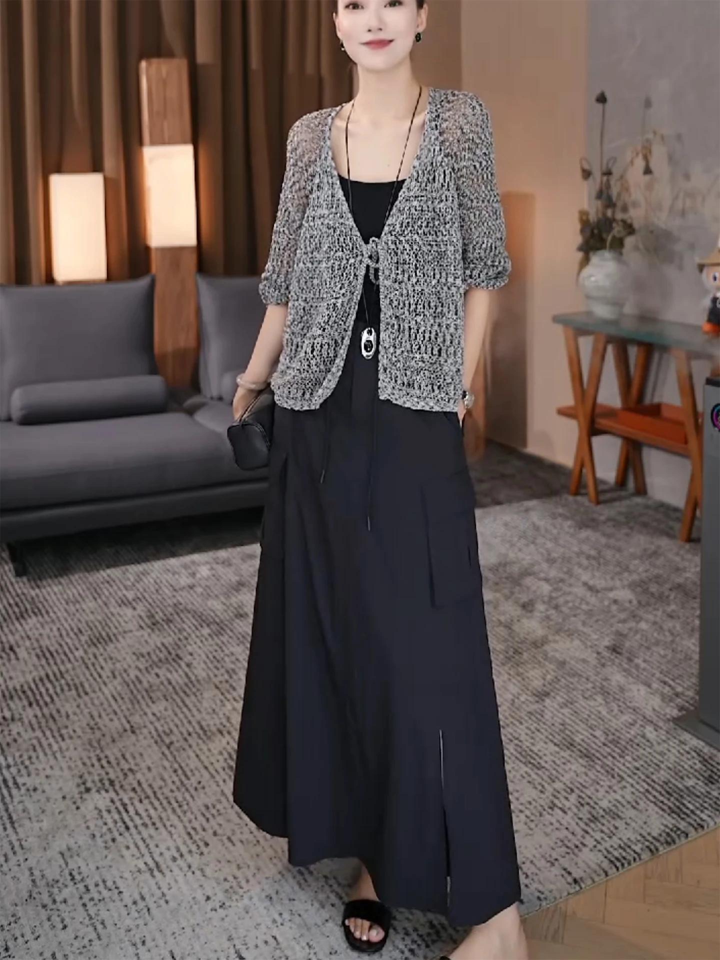 Юбка-карандаш с высокой талией, свободного кроя, повседневная, женская, модный дизайн, весна 2026, новинка, Zhou Zhou
Юбка-карандаш с высокой талией, свободного кроя, повседневная, женская, модный дизайн, весна 2026, новинка, Zhou Zhou