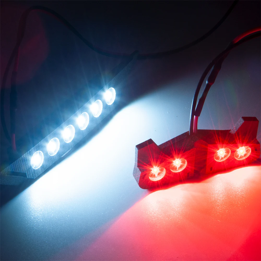YEAHRUN Headlight Taillight Front Rear LED Light Lamp For 1/10 SLASH 4x4 2wd VXL RC Crawler Car Upgrade Parts
YEAHRUN Headlight Taillight Front Rear LED Light Lamp For 1/10 SLASH 4x4 2wd VXL RC Crawler Car Upgrade Parts