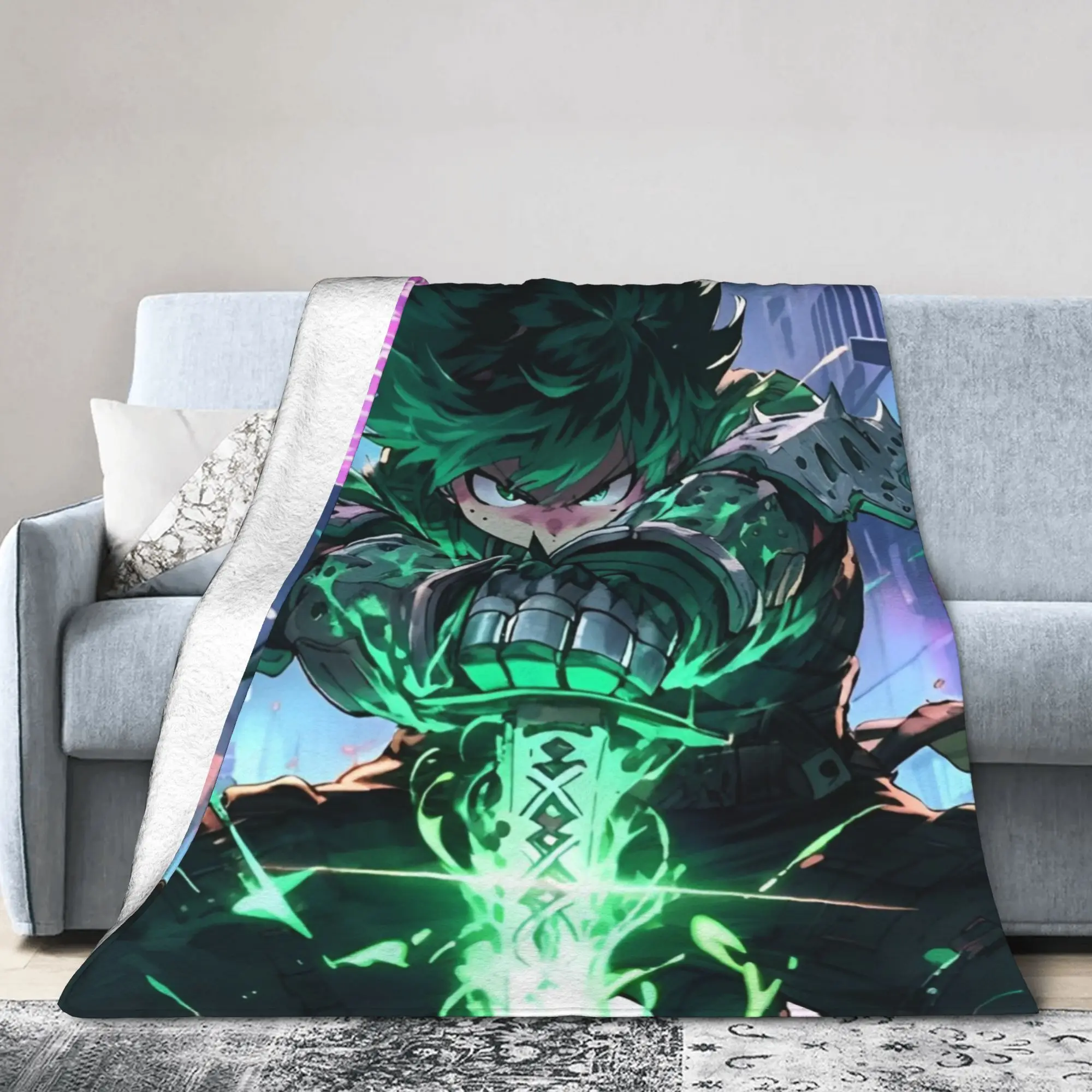 Izuku Midoriya Blankets Fleece Academy Anime Manga Super Warm Throw Blankets for Home Couch Bedspread
Izuku Midoriya Blankets Fleece Academy Anime Manga Super Warm Throw Blankets for Home Couch Bedspread