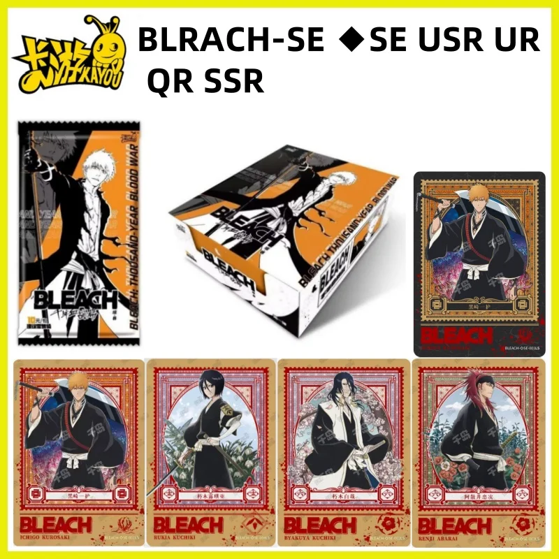 KAYOU Genuine BLEACH Cards Boundary Thousand Years of Blood War Guardian Fate Poem Anime Game Death Collection Card Original Box
KAYOU Genuine BLEACH Cards Boundary Thousand Years of Blood War Guardian Fate Poem Anime Game Death Collection Card Original Box