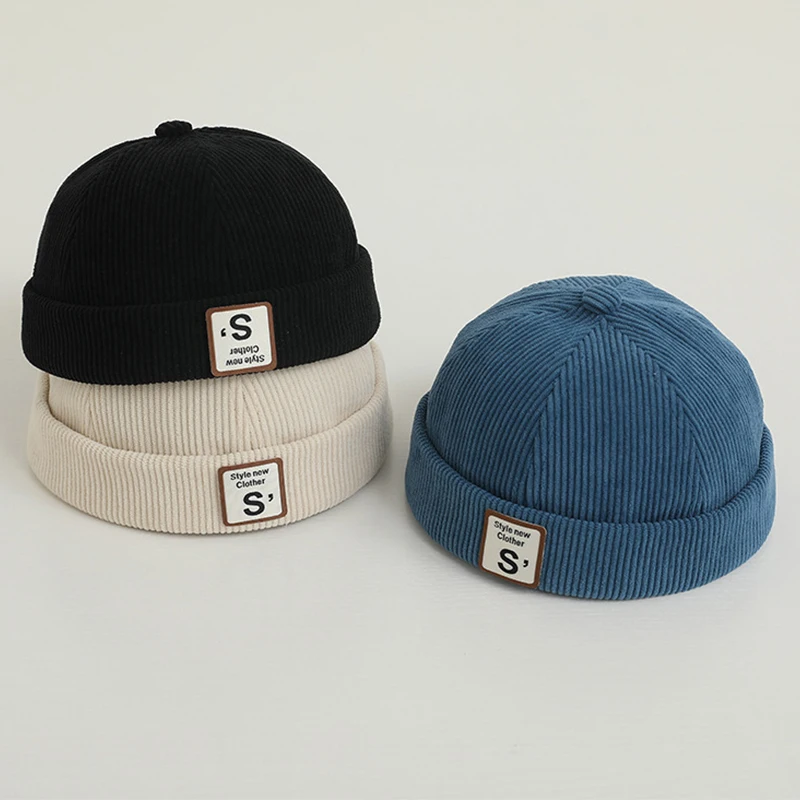 Spring Autumn Baby Brimless Hat Retro Corduroy Letter Boys Girls Hip Hop Beanie Solid Color Children Adjustable Dome Melon Cap
Spring Autumn Baby Brimless Hat Retro Corduroy Letter Boys Girls Hip Hop Beanie Solid Color Children Adjustable Dome Melon Cap