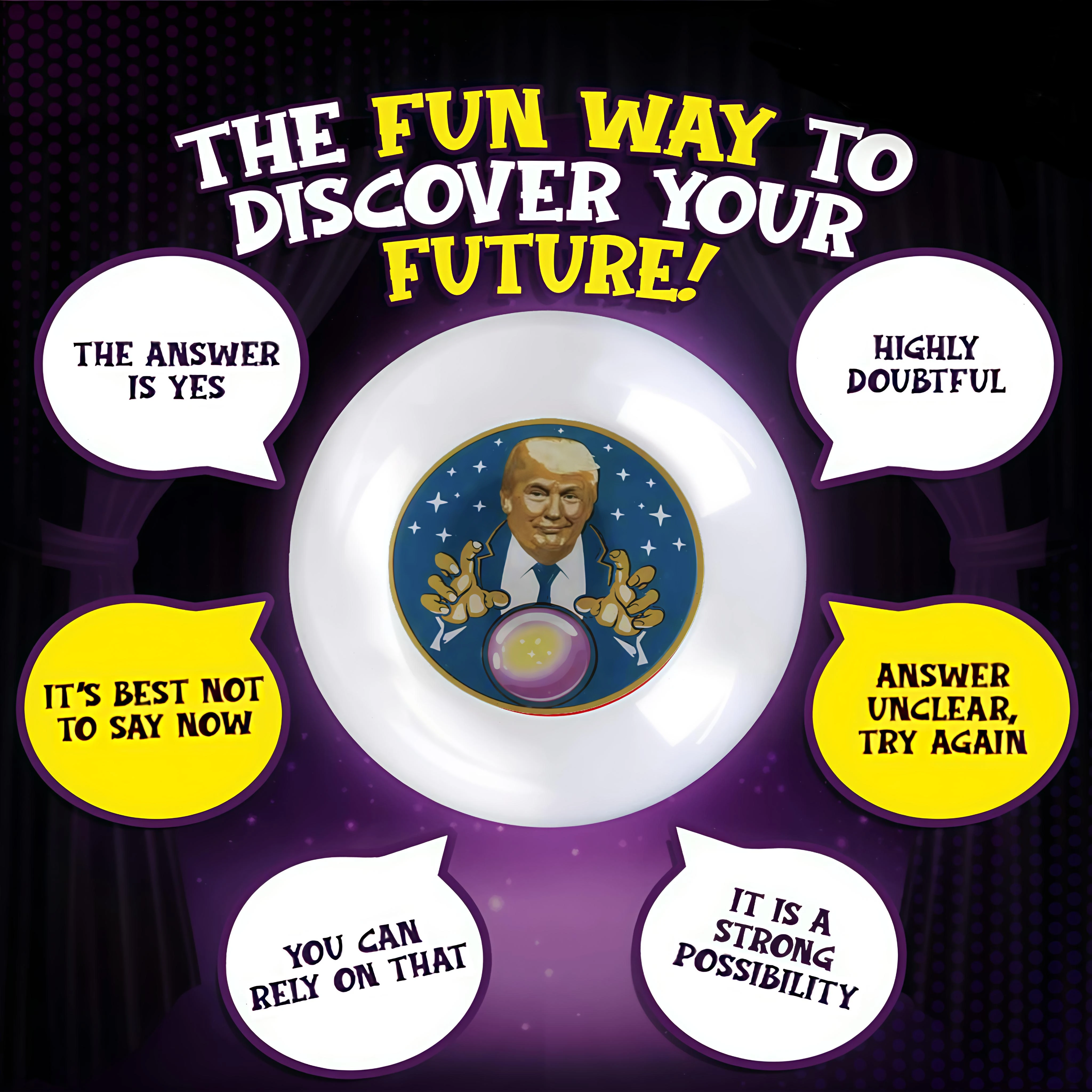 Fortune Telling Magici Ball Ask Questions Get Answers Interactive Color-Changing Toy Novelty Game with Light and Sound Fun Gifts
Fortune Telling Magici Ball Ask Questions Get Answers Interactive Color-Changing Toy Novelty Game with Light and Sound Fun Gifts