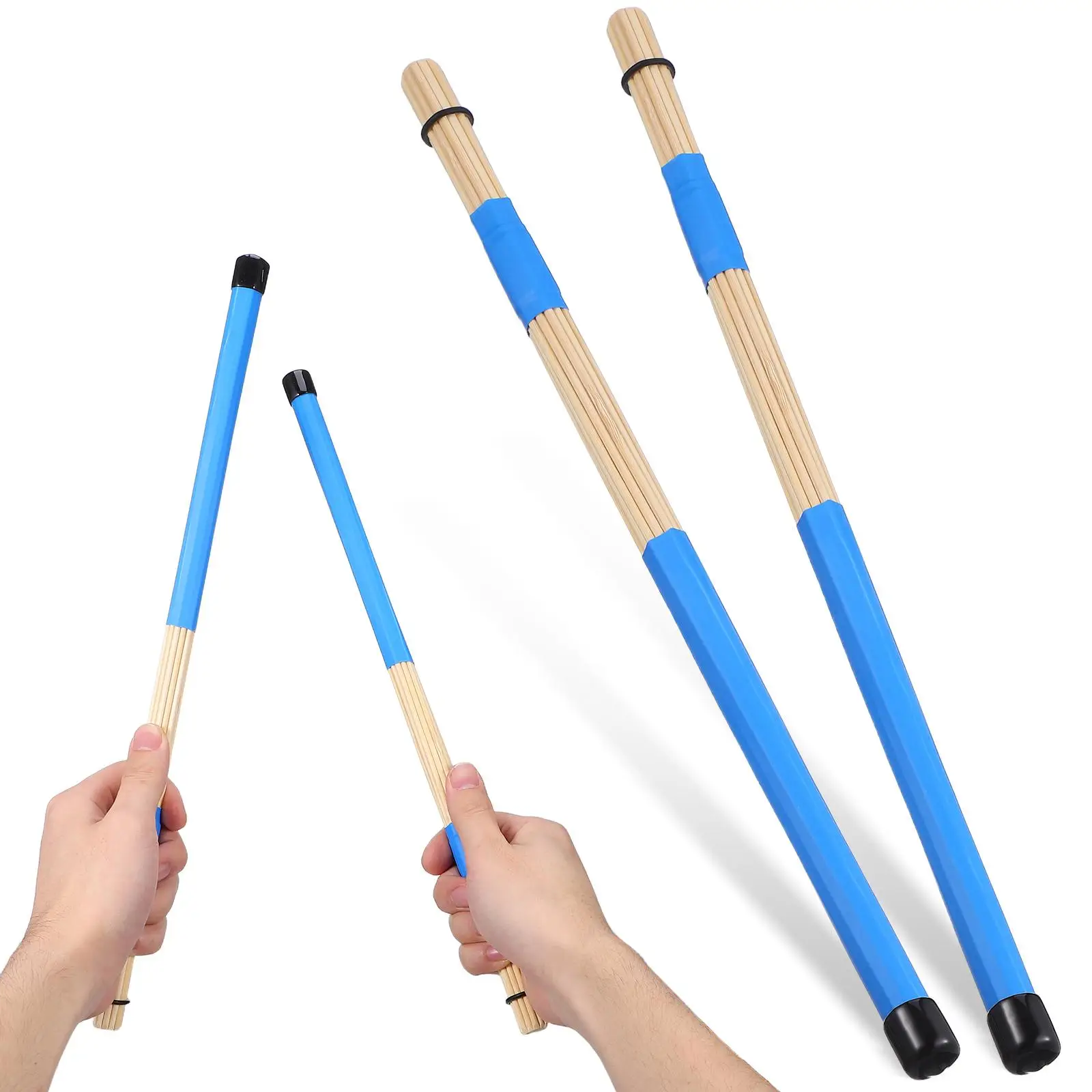 19 Pcs Wooden Drum Brush Bamboo Drumstick 5a Rack Drum Sticks Blue Random Durable Non Skid Design Musical Instruments
19 Pcs Wooden Drum Brush Bamboo Drumstick 5a Rack Drum Sticks Blue Random Durable Non Skid Design Musical Instruments