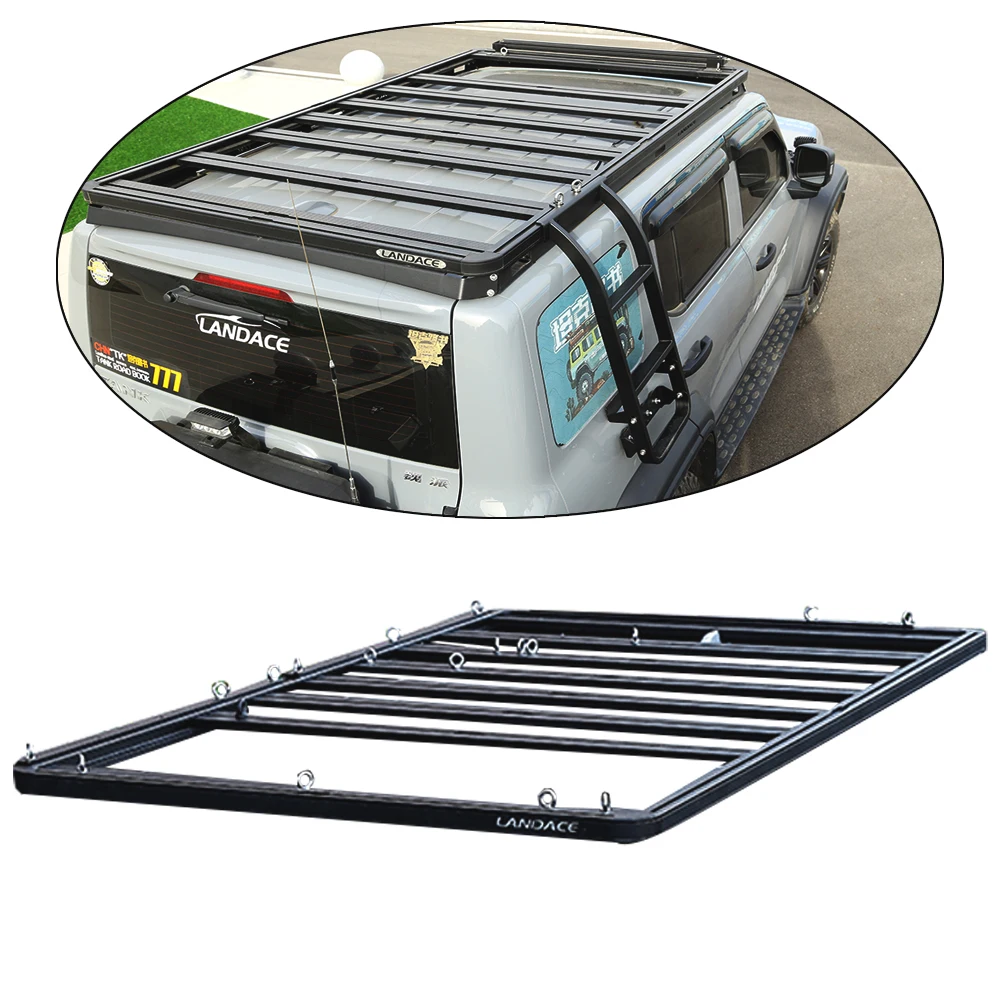 High Quality Black Powder Coated Roof Rack Universal Aluminium Alloy Luggage Rack For Tank 300
High Quality Black Powder Coated Roof Rack Universal Aluminium Alloy Luggage Rack For Tank 300