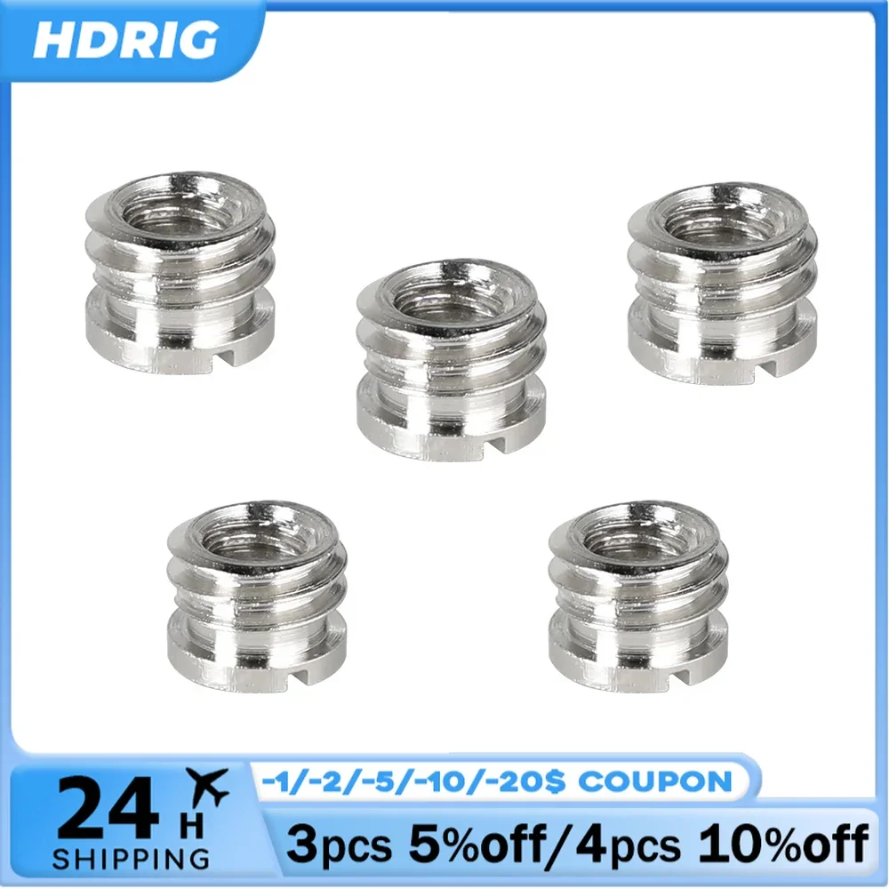 HDRIG 1/4 "-20 переходник с внутренней резьбы на 3/8"-16 "с внешней резьбой (5 шт.)
HDRIG 1/4 "-20 переходник с внутренней резьбы на 3/8"-16 "с внешней резьбой (5 шт.)