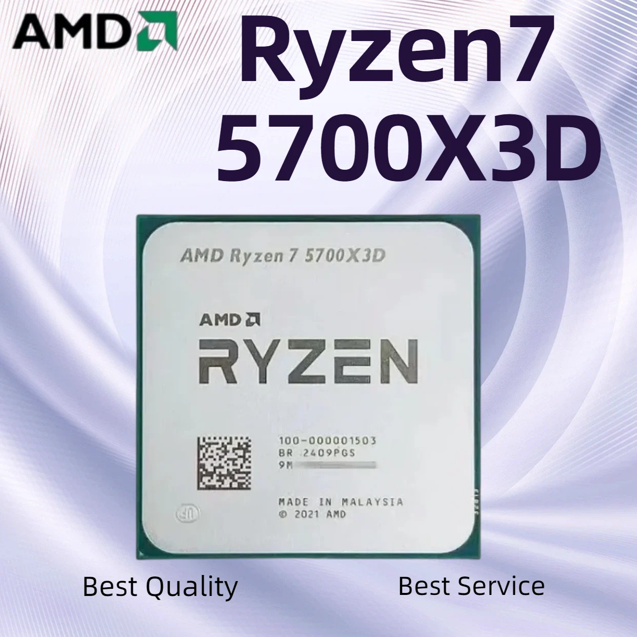 AMD 3 GHz Up to 4.1 GHz 105W AM4 CPU DDR4 Ryzen 5000 Series Processor Bulk CPU Ryzen 7 5700X3D 8-Cores 16-Threads for X570 B550
AMD 3 GHz Up to 4.1 GHz 105W AM4 CPU DDR4 Ryzen 5000 Series Processor Bulk CPU Ryzen 7 5700X3D 8-Cores 16-Threads for X570 B550
