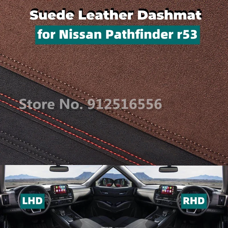 Car Accessories Suede Leather Dashmat Dash Mats Pad Dashboard Covers Sun Shade Carpet for Nissan Pathfinder r53 2022 2023
Car Accessories Suede Leather Dashmat Dash Mats Pad Dashboard Covers Sun Shade Carpet for Nissan Pathfinder r53 2022 2023