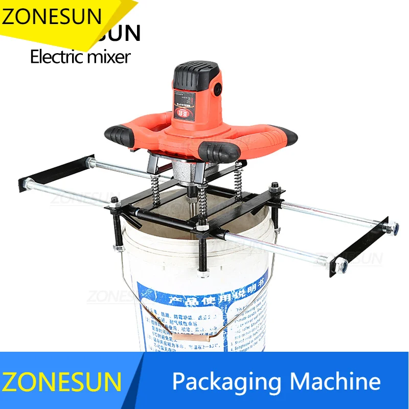 ZONESUN Electric Cement Mixer Stirrer Adjustable 6-Speed Handheld Concrete Mixer for Mortars Paint Mud Grout
ZONESUN Electric Cement Mixer Stirrer Adjustable 6-Speed Handheld Concrete Mixer for Mortars Paint Mud Grout