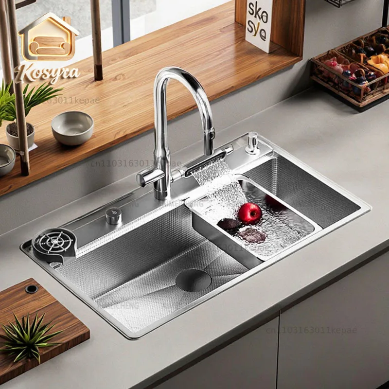 Original Finish Dishwasher-Compatible SUS304 Stainless Steel Large Single Bowl Undermount Kitchen Sink
Original Finish Dishwasher-Compatible SUS304 Stainless Steel Large Single Bowl Undermount Kitchen Sink