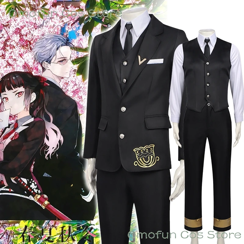 Itecho Kangetsu Cosplay Costume Mens Suit Wig Novel ANime Agents of the Four Seasons: Dance of Spring Guard of Winter Halloween
Itecho Kangetsu Cosplay Costume Mens Suit Wig Novel ANime Agents of the Four Seasons: Dance of Spring Guard of Winter Halloween