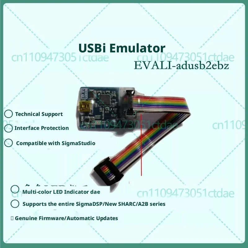 For Analog Devices USBi SigmaDSP Programmer For ADAU1701 ADAU1761 EVAL-ADUSB2EBZ
For Analog Devices USBi SigmaDSP Programmer For ADAU1701 ADAU1761 EVAL-ADUSB2EBZ