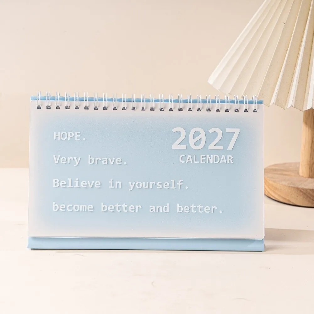 Metal Coil 2027 Desktop Calendar Standing Design Waterproof Monthly Planner Flip Page Monthly Schedule Spiral Desk Calendar
Metal Coil 2027 Desktop Calendar Standing Design Waterproof Monthly Planner Flip Page Monthly Schedule Spiral Desk Calendar
