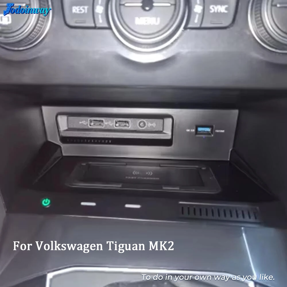 Автомобильное беспроводное зарядное устройство для Volkswagen Tiguan MK2 2017-2022, мобильная зарядка, быстрая зарядка, держатель для телефона, аксессуары для интерьера, отделка
Автомобильное беспроводное зарядное устройство для Volkswagen Tiguan MK2 2017-2022, мобильная зарядка, быстрая зарядка, держатель для телефона, аксессуары для интерьера, отделка