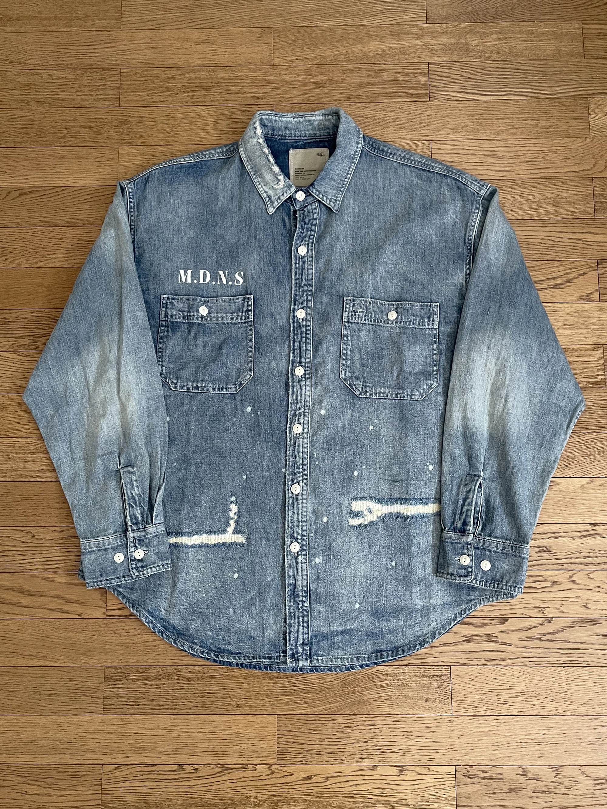 Heavy Patch MADNESS Limited Denim Shirt
Heavy Patch MADNESS Limited Denim Shirt