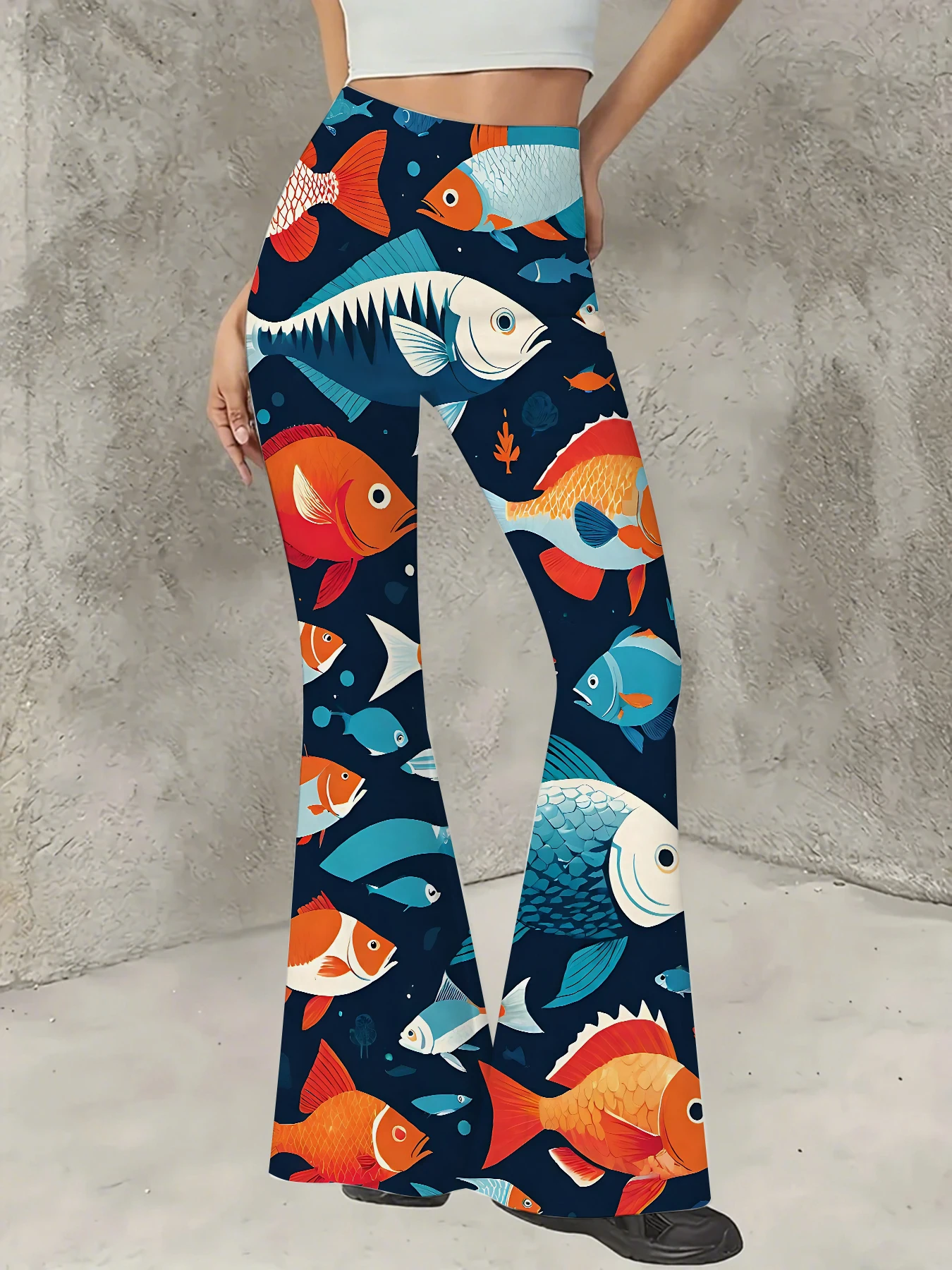 Korean Style Printed Flare Pants Women High Waist Slim Fit Bell Bottom Leggings
Korean Style Printed Flare Pants Women High Waist Slim Fit Bell Bottom Leggings