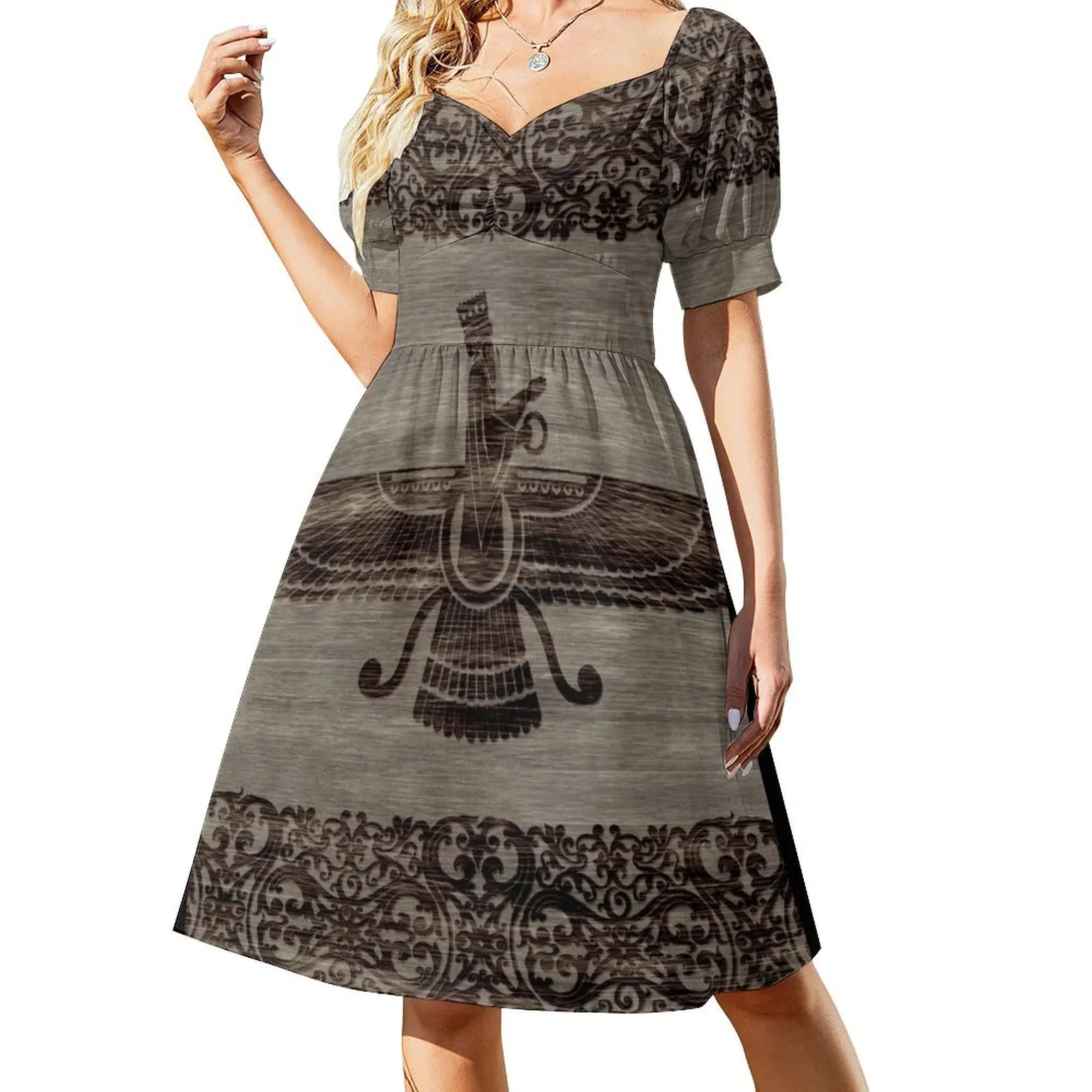 Farohar - faravahar -Fravashi Short Sleeved Dress dresses women summer 2025 purple dress dresses for women luxury dresses Dress
Farohar - faravahar -Fravashi Short Sleeved Dress dresses women summer 2025 purple dress dresses for women luxury dresses Dress