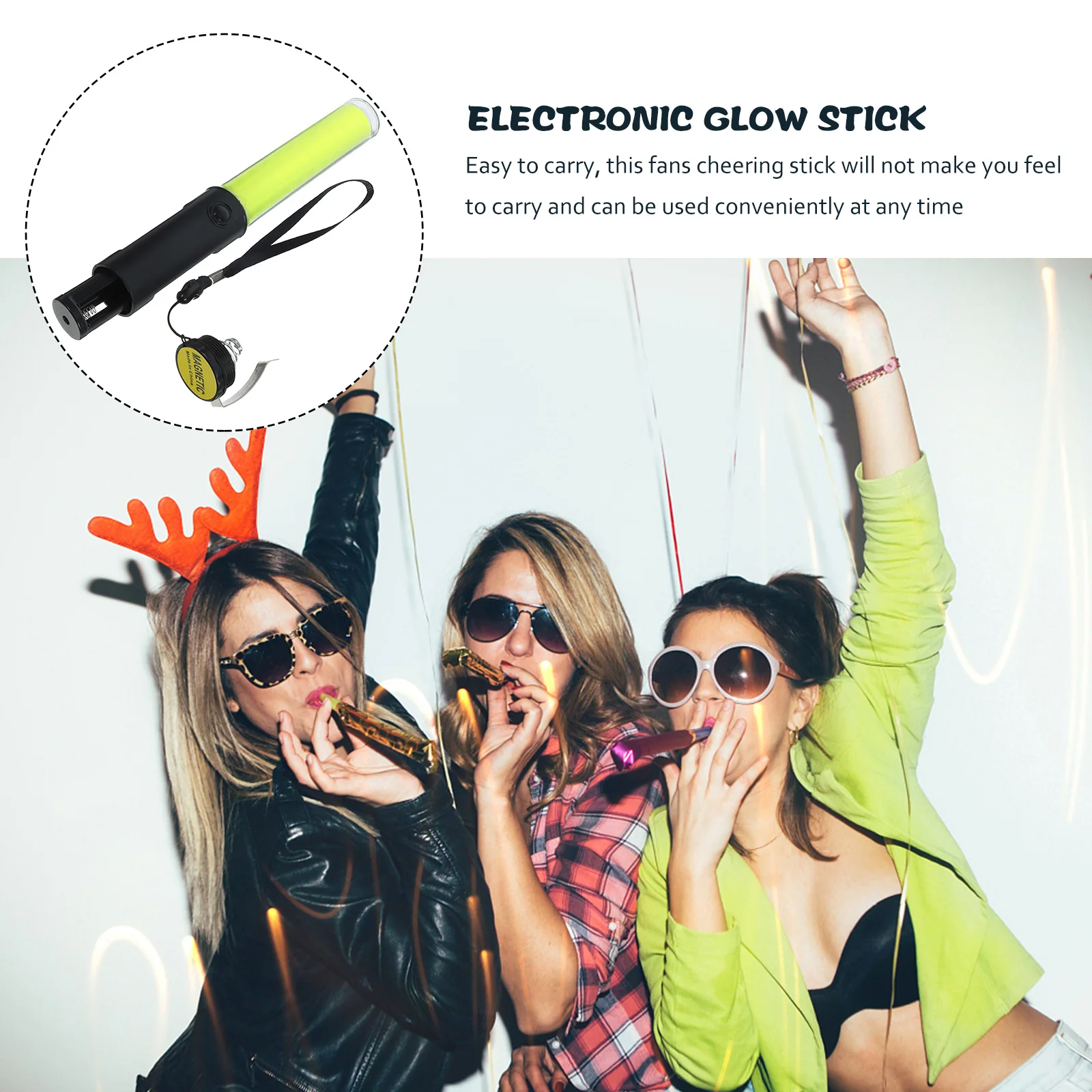Glow Stick for Party Events Concert Fans Cheering Luminous Traffic Wand Holiday Decoration Light Up Accessories
Glow Stick for Party Events Concert Fans Cheering Luminous Traffic Wand Holiday Decoration Light Up Accessories