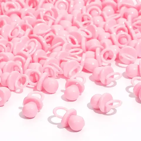 50 sucettes en acrylique, confettis à disperser sur la table, décoration de baby shower pour fête de révélation du sexe, anniversaire de fille ou de garçon