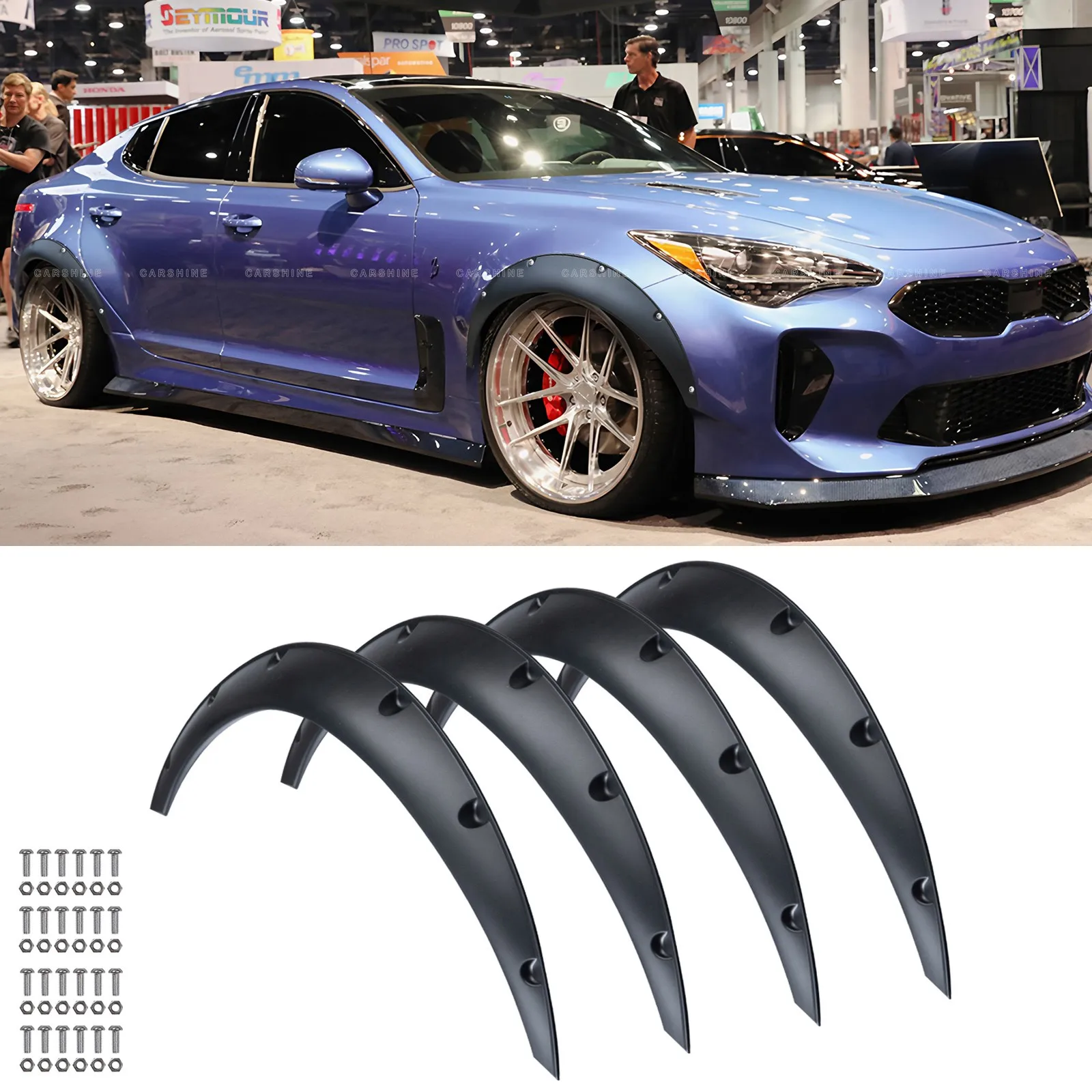 For Kia Stinger 2018-23 Fender Flares Durable Extra Wide Body Kit 3.5" 90mm 4pcs
For Kia Stinger 2018-23 Fender Flares Durable Extra Wide Body Kit 3.5" 90mm 4pcs
