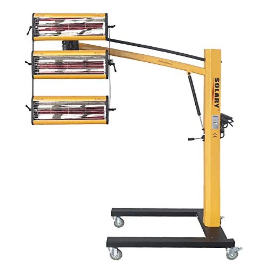 Baking Infrared Paint Curing Lamp - 3KW 220V Movable Short Wave Infrared Lamp for Paint Booth Stainless Steel Housing Black Fas
Baking Infrared Paint Curing Lamp - 3KW 220V Movable Short Wave Infrared Lamp for Paint Booth Stainless Steel Housing Black Fas