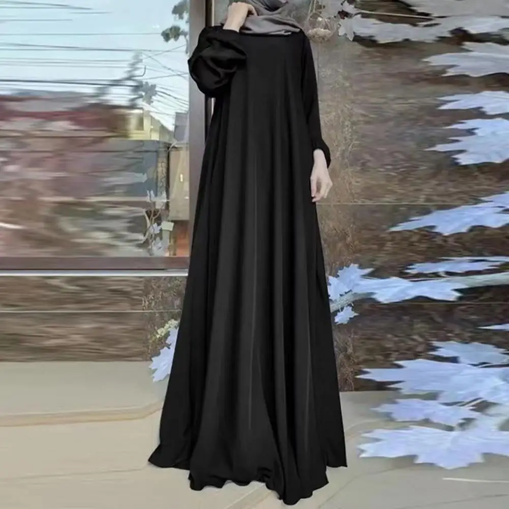 Breathable Abaya Vintage Dot Print Maxi Dress with O Neck Long Sleeve for Women Loose A-line Style with Big Hem Soft for Dubai
Breathable Abaya Vintage Dot Print Maxi Dress with O Neck Long Sleeve for Women Loose A-line Style with Big Hem Soft for Dubai