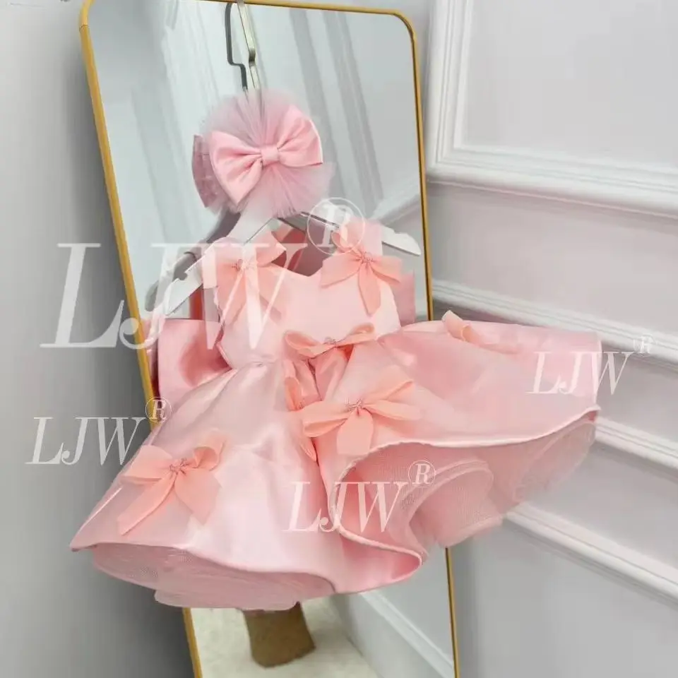 Cute Infant Girls Multi Bow Embellished Satin Tutu Dress Sweet Pink Sleeveless Puffy Skirt Flower Girl Communion Birthday Photo
Cute Infant Girls Multi Bow Embellished Satin Tutu Dress Sweet Pink Sleeveless Puffy Skirt Flower Girl Communion Birthday Photo