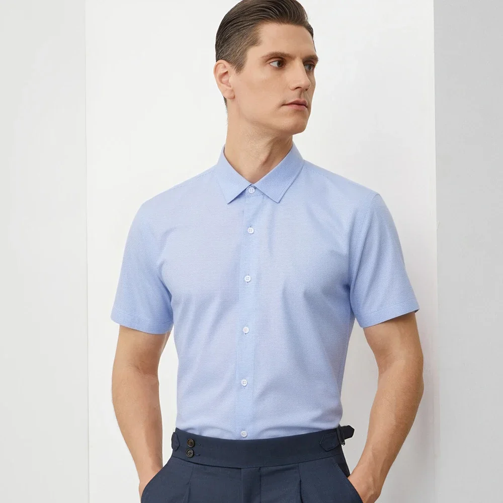 Men's Wrinkle Free 4 Way Stretch Dress Short Sleeve Shirt, Non Iron Classic Fit Lightweight Summer Business Houndstooth Plaid
Men's Wrinkle Free 4 Way Stretch Dress Short Sleeve Shirt, Non Iron Classic Fit Lightweight Summer Business Houndstooth Plaid