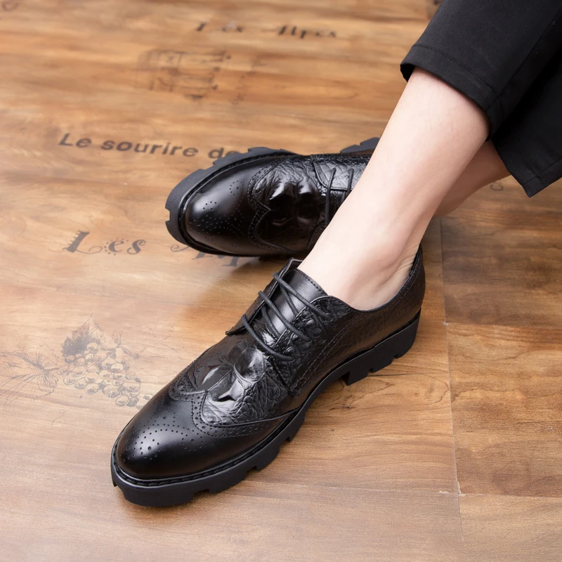 Mens Formal Shoes Oxford Platform Shoes For Men Italian Dress Shoes Wedding Luxury Shoes Pointed Fashion Leather Shoes
Mens Formal Shoes Oxford Platform Shoes For Men Italian Dress Shoes Wedding Luxury Shoes Pointed Fashion Leather Shoes