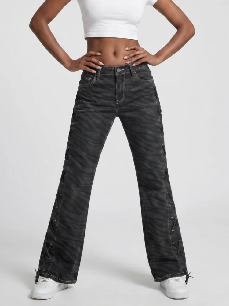 2026 American Retro Y2K Style Washed Black Baggy Women's Bootcuts Jeans Pants For Woman Clothing Luxury Gothic Long Trousers
2026 American Retro Y2K Style Washed Black Baggy Women's Bootcuts Jeans Pants For Woman Clothing Luxury Gothic Long Trousers