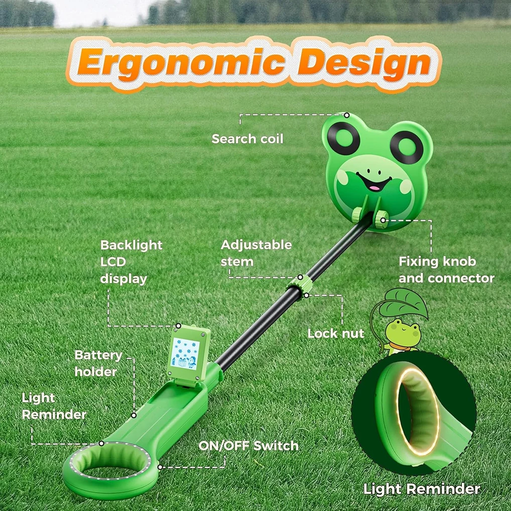 Children’s metal detector, educational gold-finding toy – the perfect gift for children’s exploration and learning
Children’s metal detector, educational gold-finding toy – the perfect gift for children’s exploration and learning