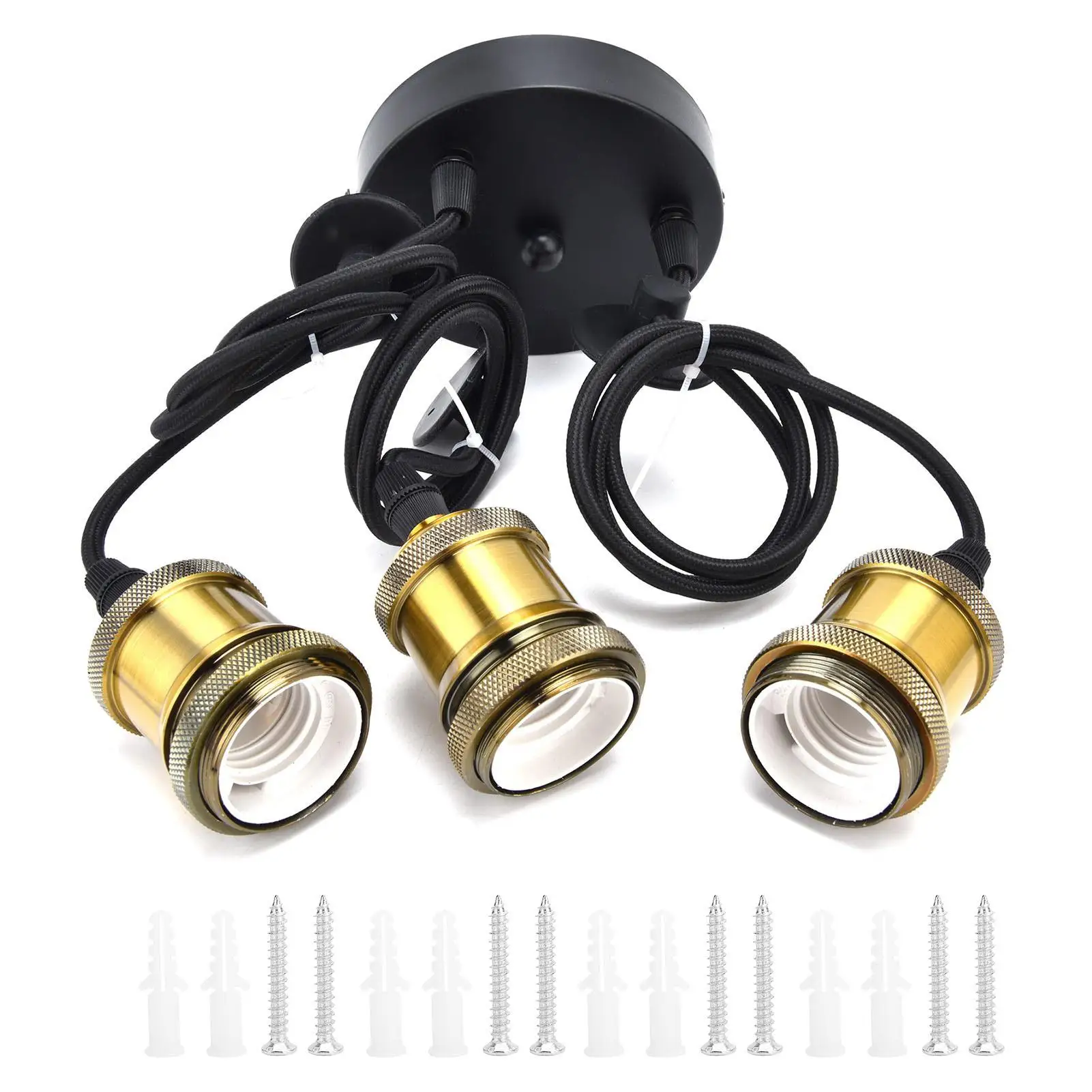 Retro E26 E27 Aluminum Lamp Holder - Decorative Ceiling Light Base for Home, Bar, Hotel & KTV
Retro E26 E27 Aluminum Lamp Holder - Decorative Ceiling Light Base for Home, Bar, Hotel & KTV