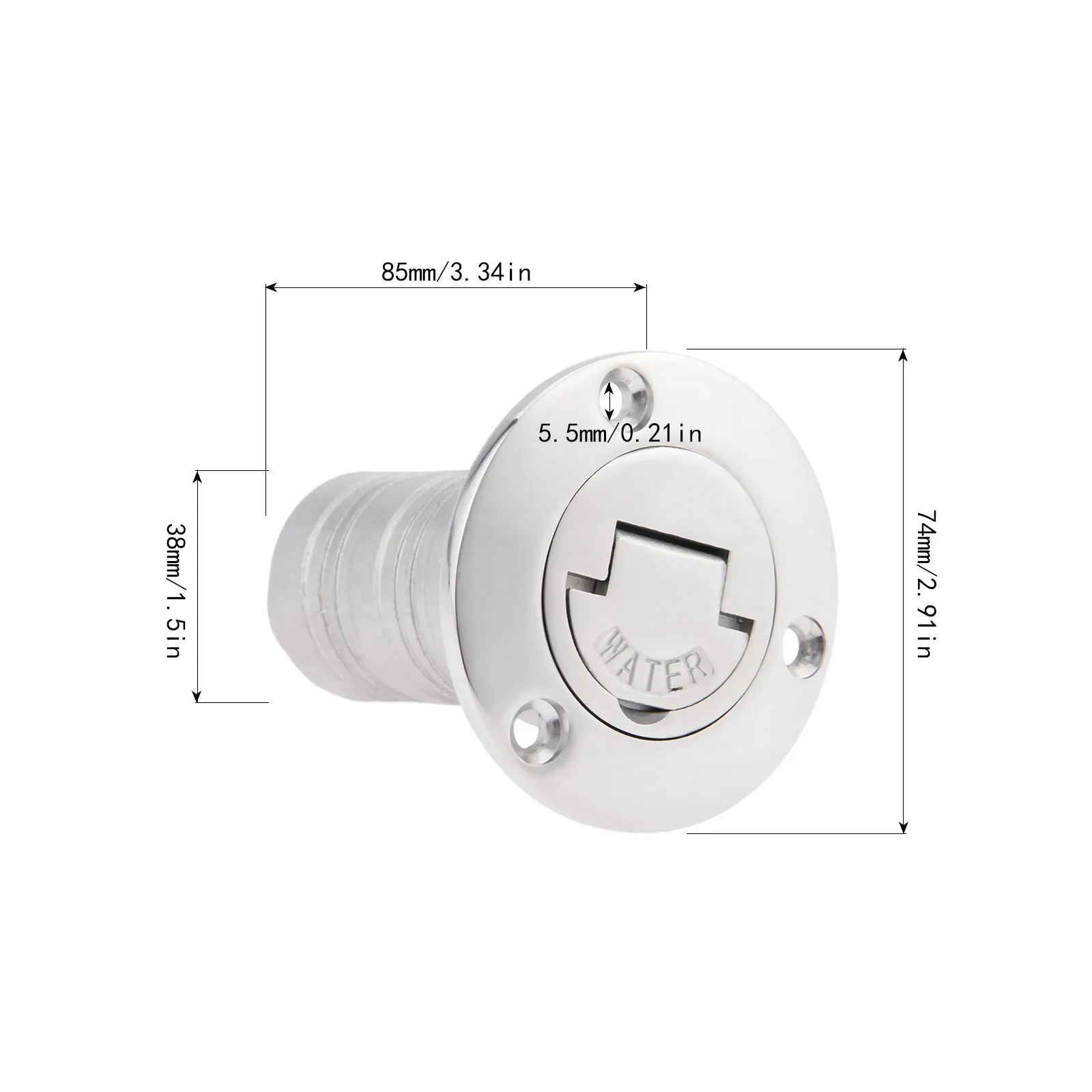 1pc Boat Deck Water Filler 38mm Keyless Cap Marine Hardware 316 Stainless Steel Yacht Deck Water Filler Boat Yacht Accessories
1pc Boat Deck Water Filler 38mm Keyless Cap Marine Hardware 316 Stainless Steel Yacht Deck Water Filler Boat Yacht Accessories