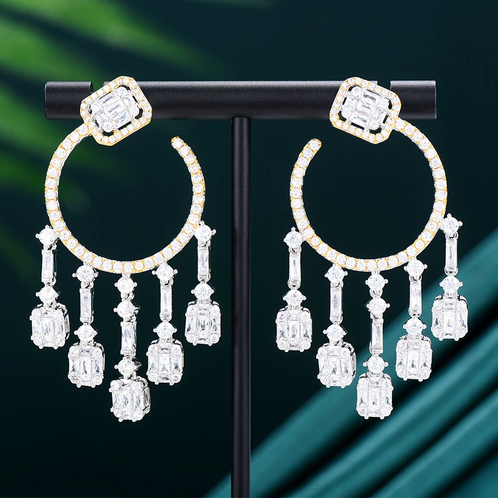 Missvikki Luxury Gorgeous Round Tassel Drop Earrings For Women Wedding Party Shiny Earrings Jewelry High Quality Accessories
Missvikki Luxury Gorgeous Round Tassel Drop Earrings For Women Wedding Party Shiny Earrings Jewelry High Quality Accessories