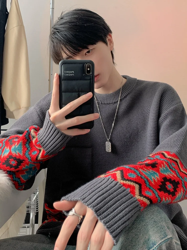 American Retro Color Blo round Ne Knitwear Men's Autumn Winter Loose Sli Top Lazy Teenagers High Sensation Haome S...
American Retro Color Blo round Ne Knitwear Men's Autumn Winter Loose Sli Top Lazy Teenagers High Sensation Haome S...