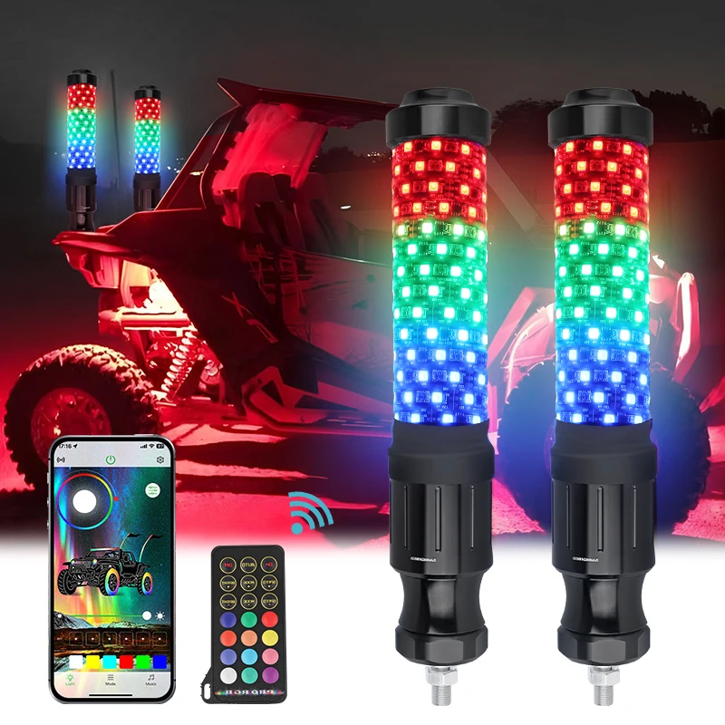 1ft 2ft 3ft Fat Whip Light APP Дистанционное управление Толстая светодиодная антенна Грузовик
1ft 2ft 3ft Fat Whip Light APP Дистанционное управление Толстая светодиодная антенна Грузовик