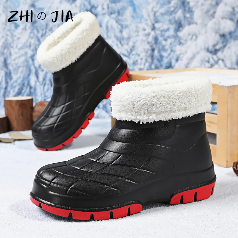 Couple High Top Snow Boots Winter Waterproof Shoes Men's Women's Kitchen Anti slip Lightweight Shoes Leisure Work Hiking Boots
Couple High Top Snow Boots Winter Waterproof Shoes Men's Women's Kitchen Anti slip Lightweight Shoes Leisure Work Hiking Boots