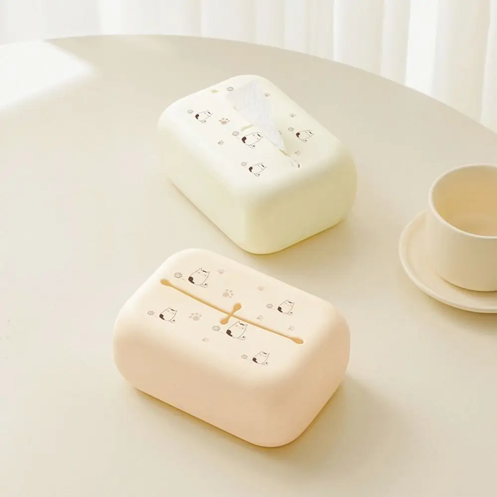 Simple Cream Style Silicone Tissue Box Non-Slip Soft Paper Storage Box Waterproof Reusable Car Tissue Holder Bedroom
Simple Cream Style Silicone Tissue Box Non-Slip Soft Paper Storage Box Waterproof Reusable Car Tissue Holder Bedroom