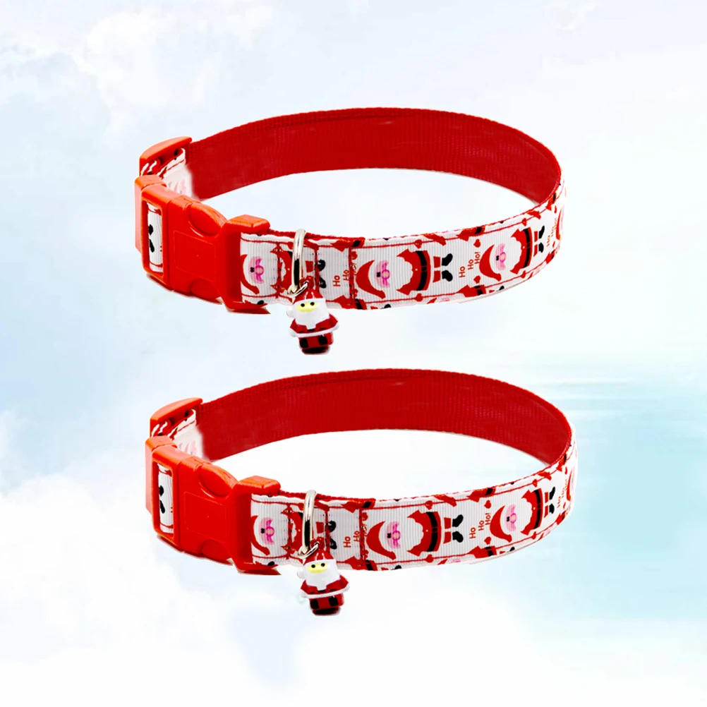2Pcs Pet Collar Christmas Santa Claus Dog Cat Collars Adjustable Quick Release Buckle Supplies Daily Use Decorative
2Pcs Pet Collar Christmas Santa Claus Dog Cat Collars Adjustable Quick Release Buckle Supplies Daily Use Decorative