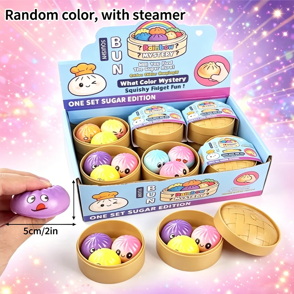 NEW Dumpling Squishy Simulation Ball Ornament Soft Decompression Decoration Funny Squeeze Fidget Slow Rebound Gift
NEW Dumpling Squishy Simulation Ball Ornament Soft Decompression Decoration Funny Squeeze Fidget Slow Rebound Gift