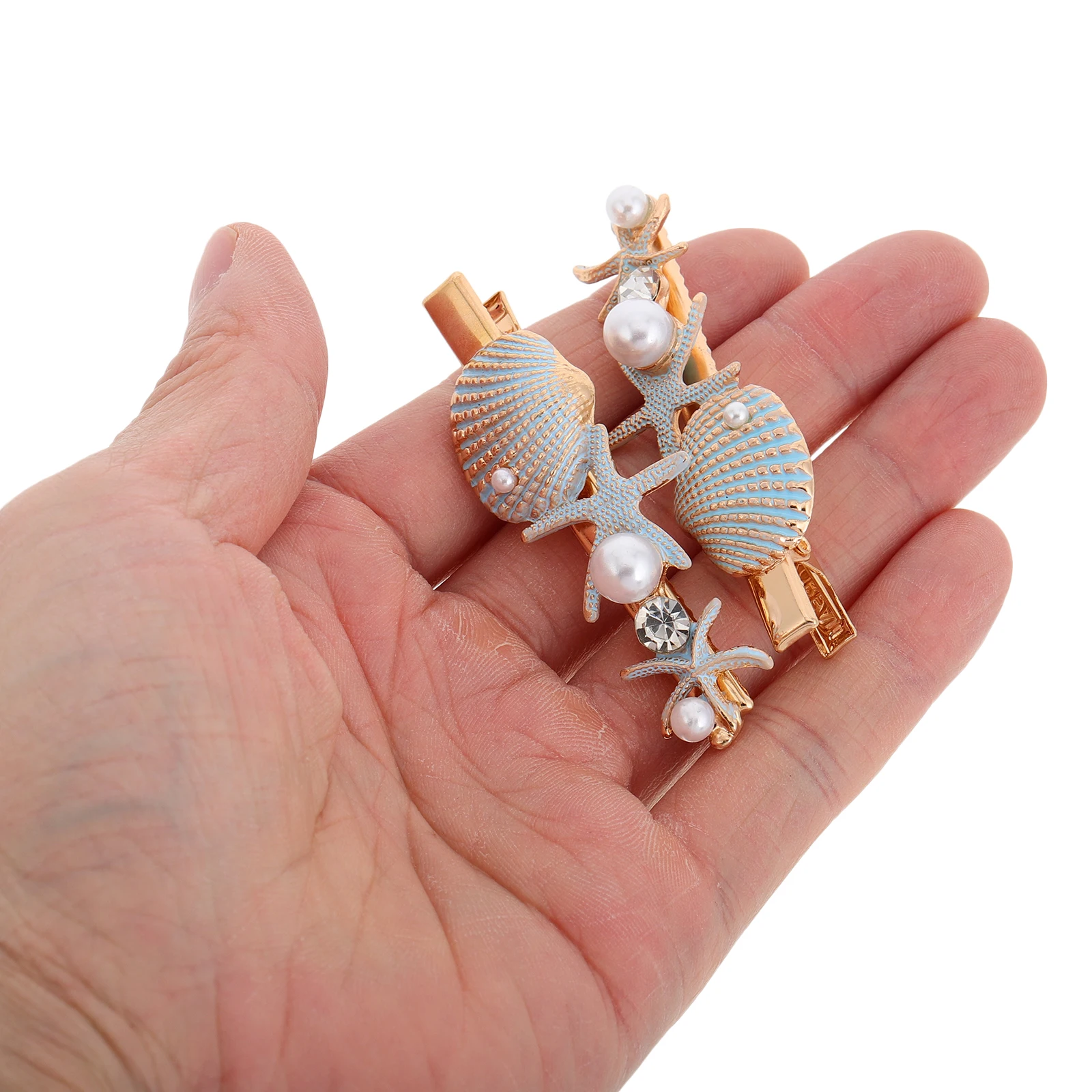 2 pcs Seashell Star Hair Clips Korean Design Durable Plastic Zinc Alloy Ponytail Bun Braids Styling Simple Elegant Versatile 
2 pcs Seashell Star Hair Clips Korean Design Durable Plastic Zinc Alloy Ponytail Bun Braids Styling Simple Elegant Versatile