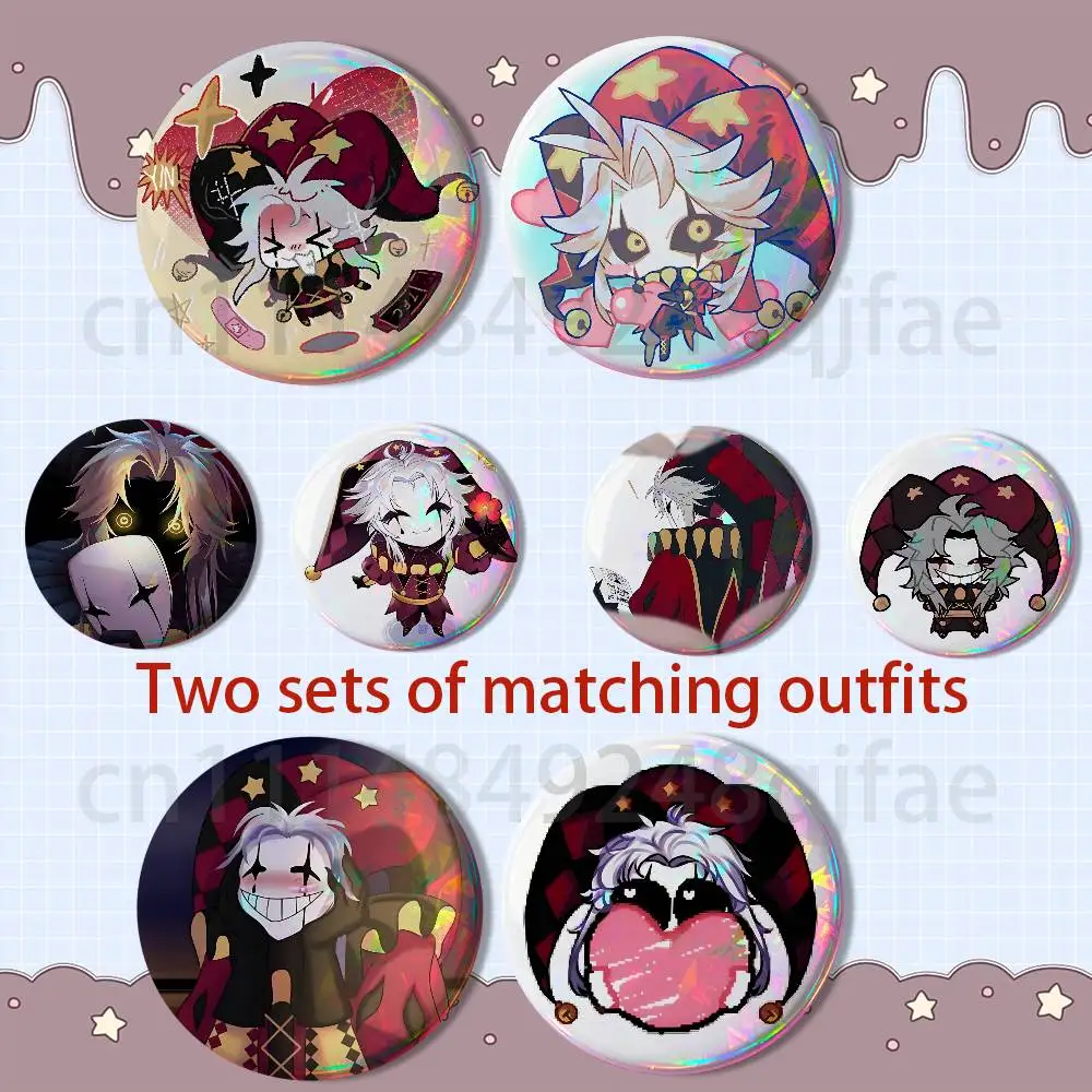 game cute Pierrot Freak Circus 2 piece set Badges On Backpack Jacket Cartoon Round Brooches Acrylic Button Pins Collection Gifts
game cute Pierrot Freak Circus 2 piece set Badges On Backpack Jacket Cartoon Round Brooches Acrylic Button Pins Collection Gifts