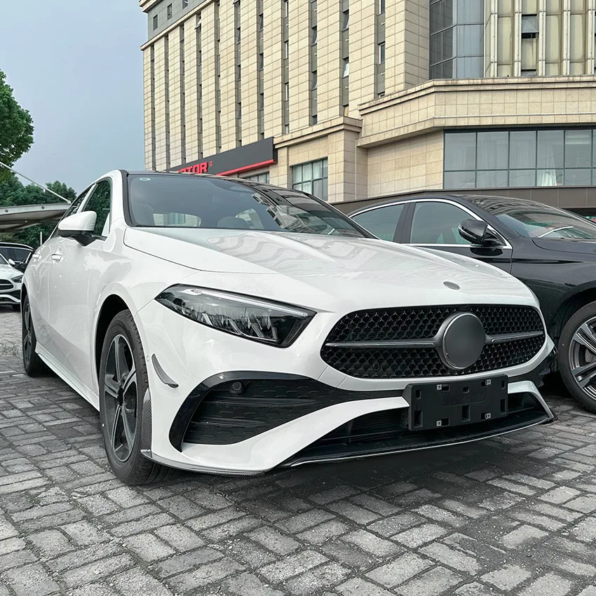 For Mercedes A Class W177 Facelift 2023+ A180 A200 A35 AMG Accessories Front Bumper Lip Spoiler Splitter
For Mercedes A Class W177 Facelift 2023+ A180 A200 A35 AMG Accessories Front Bumper Lip Spoiler Splitter