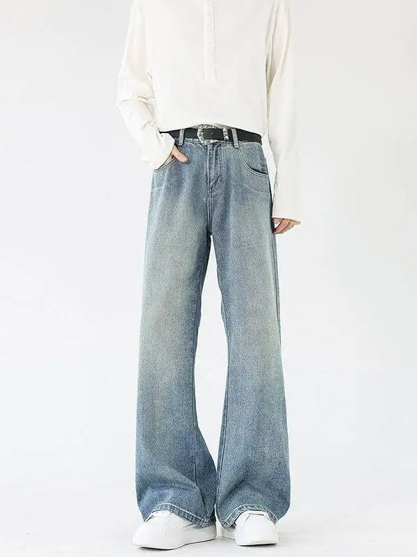 TANGZ Studio Men's Loose Straight Leg Bell Bot Denim Jeans Vintage Waed American Sle Casual Long Trousers
TANGZ Studio Men's Loose Straight Leg Bell Bot Denim Jeans Vintage Waed American Sle Casual Long Trousers