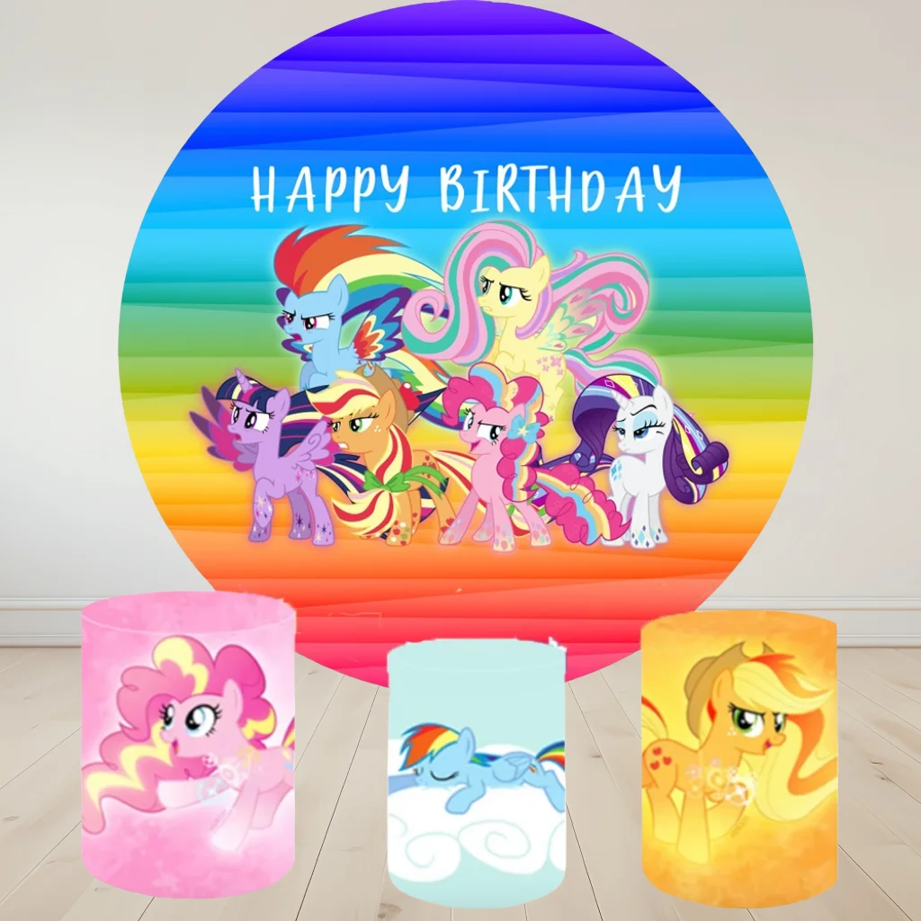 Hasbro My Little Pony крышка цилиндра круглый фото фон детский душ день рождения поставки фотографии для фона реквизит
Hasbro My Little Pony крышка цилиндра круглый фото фон детский душ день рождения поставки фотографии для фона реквизит