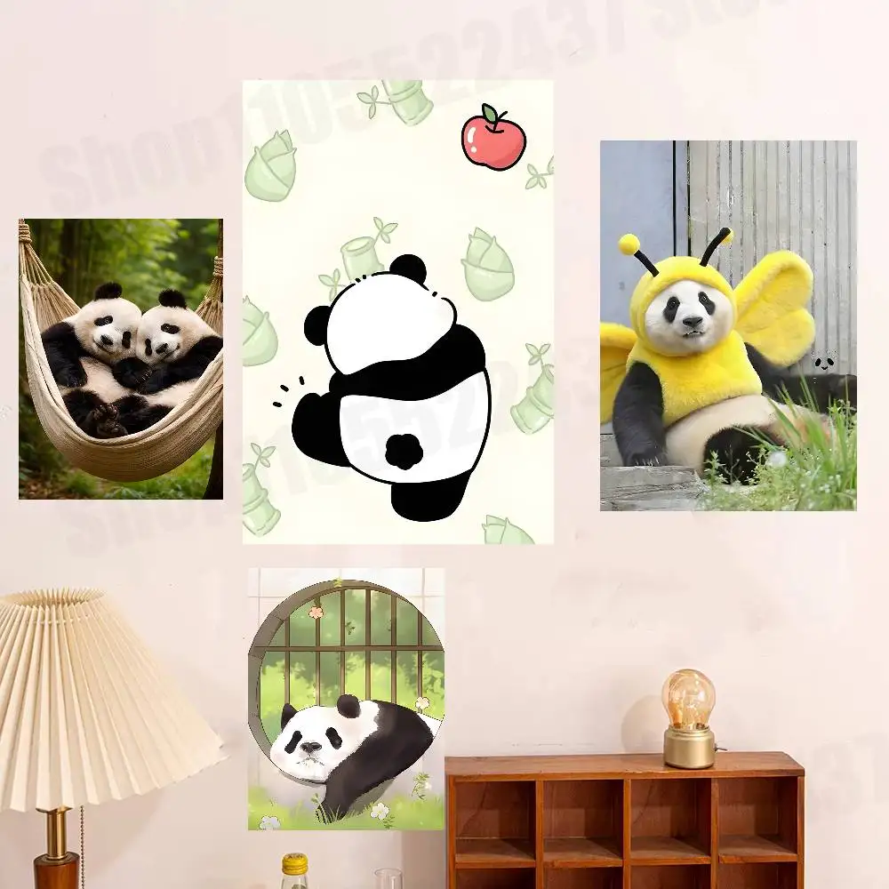 Cut Funny Small Panda Poster For Wall Prints for Living Room Bedroom Office Home Decoration Gift
Cut Funny Small Panda Poster For Wall Prints for Living Room Bedroom Office Home Decoration Gift