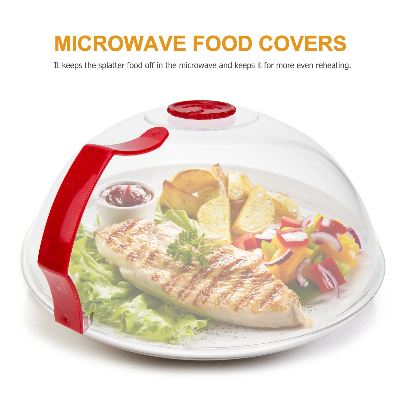 Anti-Splatter Food Fresh-Keep Cover Transparent Microwave Plate Cover For Heating Kitchen Accessory Microwave
Anti-Splatter Food Fresh-Keep Cover Transparent Microwave Plate Cover For Heating Kitchen Accessory Microwave