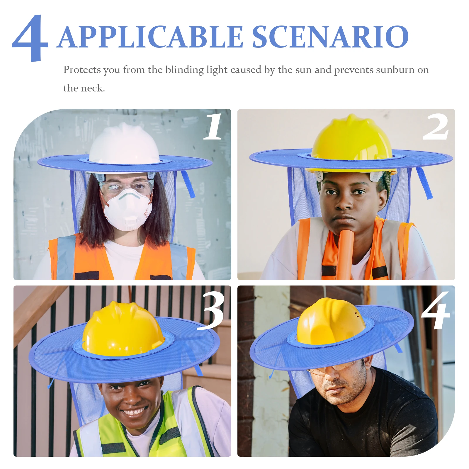 Mesh Safety Visor Hats Sports Construction Protection Wide Brim Shade Blue Shade Sunproof Hat Brim Sun Visor Safety Hat
Mesh Safety Visor Hats Sports Construction Protection Wide Brim Shade Blue Shade Sunproof Hat Brim Sun Visor Safety Hat