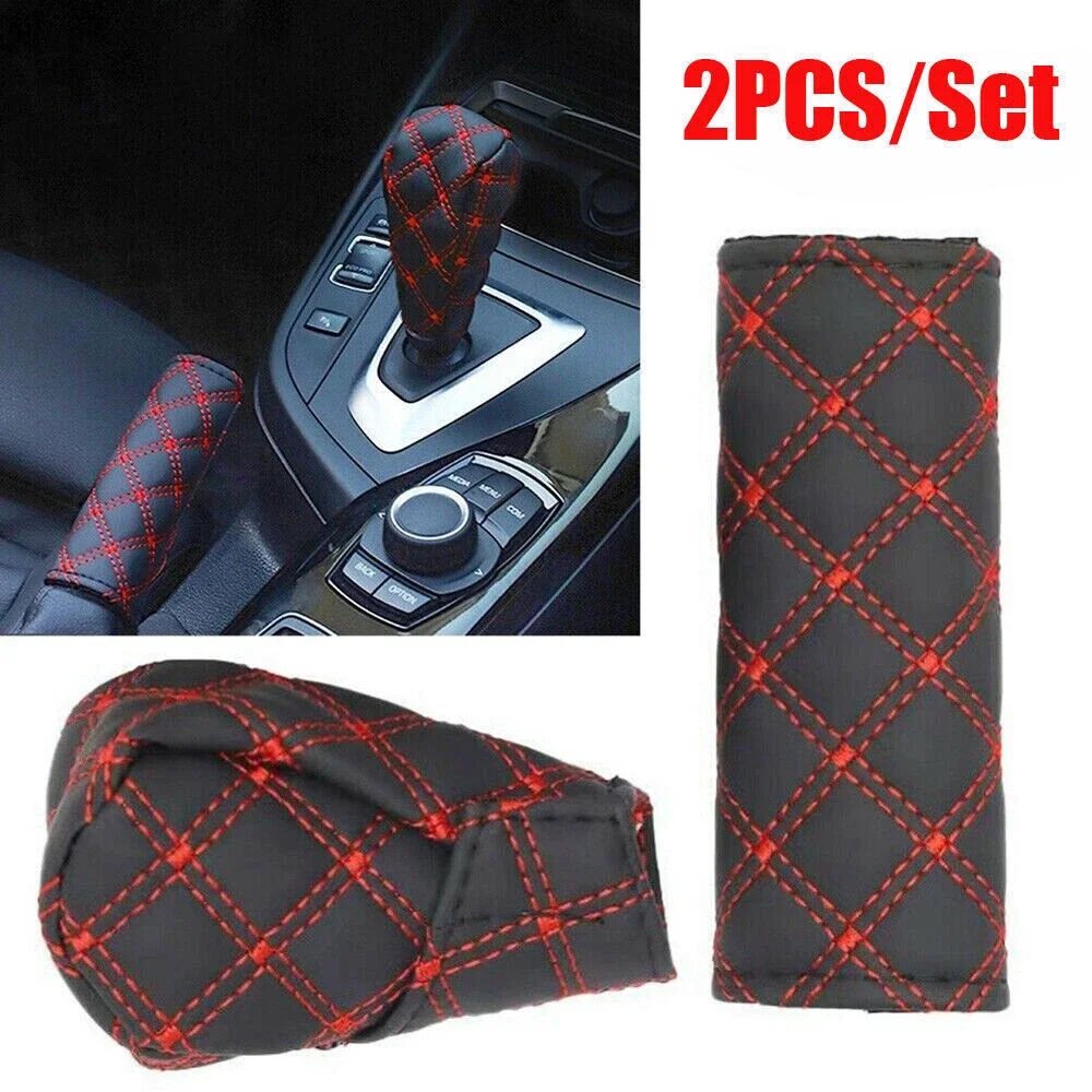 Car Universal Gear Shift Knob Cover Hand Brake Cover Auto Interior Accessories
Car Universal Gear Shift Knob Cover Hand Brake Cover Auto Interior Accessories