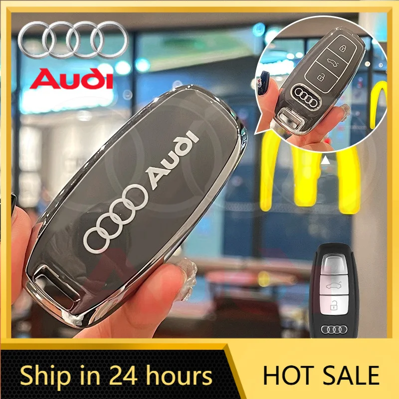 2025 Hot TPU 3 Buttons Car Smart Key Case Full Cover Key Shell For Audi A3 A4 B9 A6 A7 4K A8 E-tron Q5 Q8 C8 D5 SQ8 Keychain Acc
2025 Hot TPU 3 Buttons Car Smart Key Case Full Cover Key Shell For Audi A3 A4 B9 A6 A7 4K A8 E-tron Q5 Q8 C8 D5 SQ8 Keychain Acc